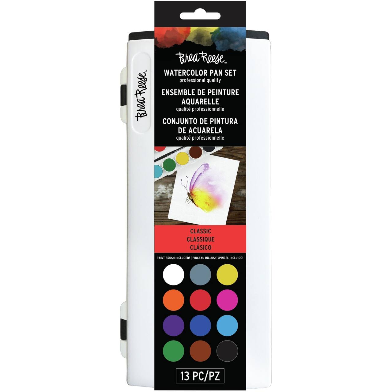 Brea Reese™ Primary 13 Piece Watercolor Paint Kit